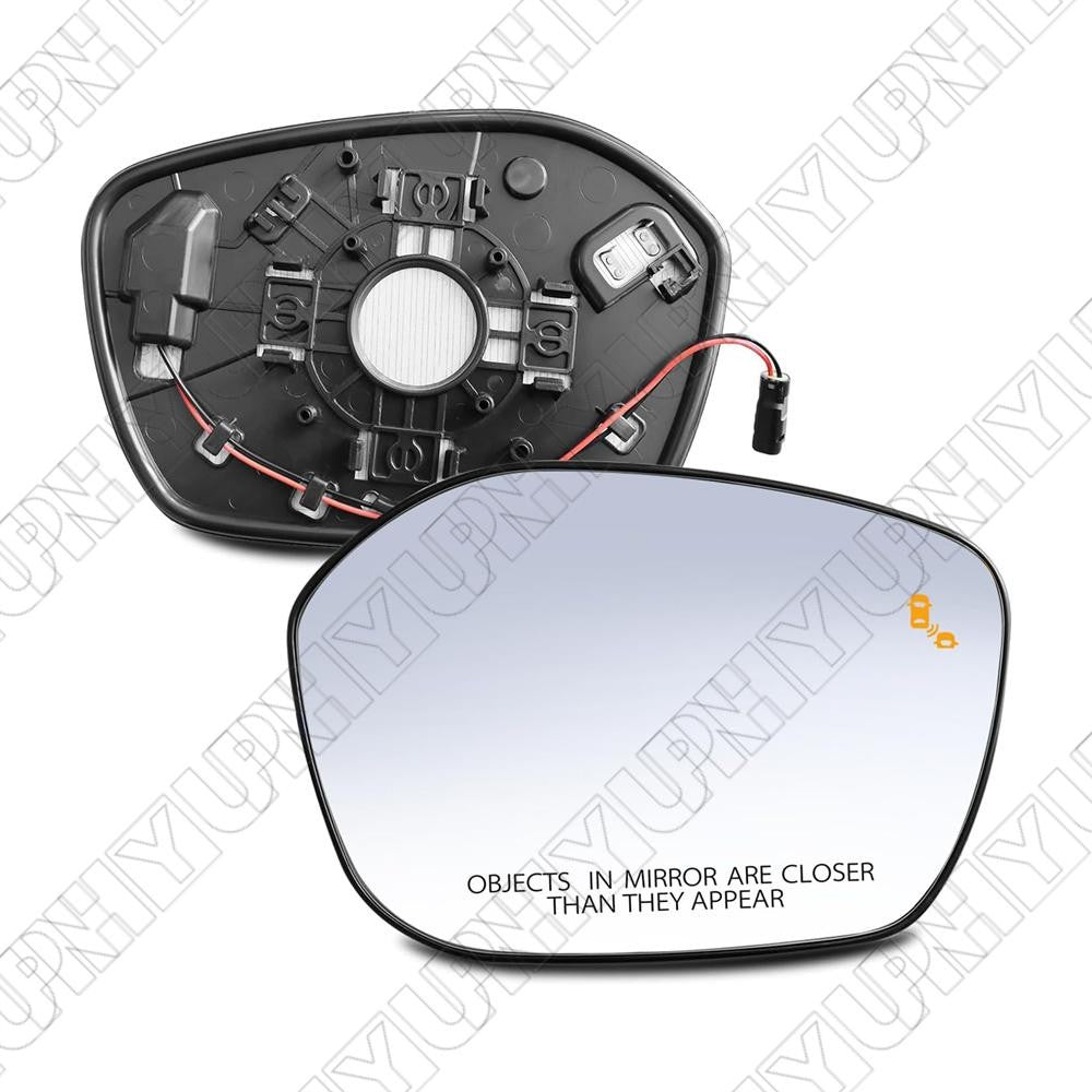 Right Passenger Side Mirror Glass Heated w/ Blind Spot for Honda for Civic 2022-2025 Q