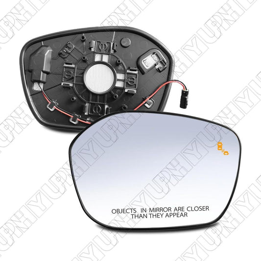 Right Passenger Side Mirror Glass Heated w/ Blind Spot for Honda for Civic 2022-2025 Q