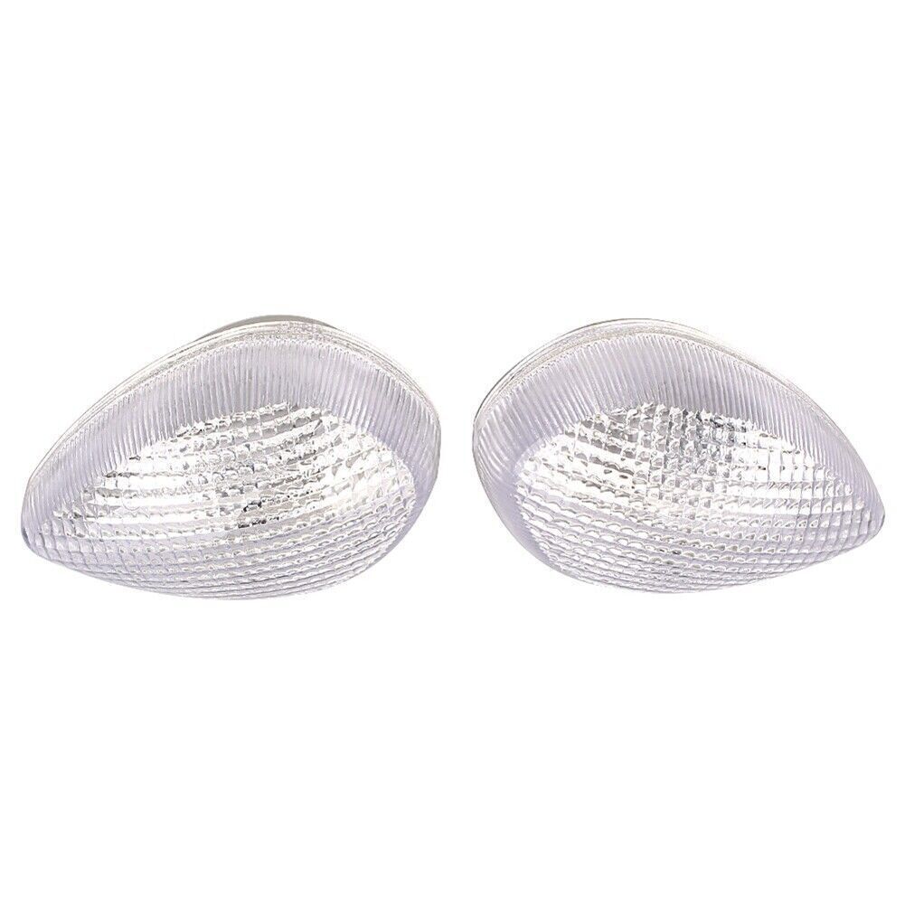 Pair Clear Turn Signals Light Indicator Blinker Lens Fit for Yamaha FZ1 1998-2004 Q