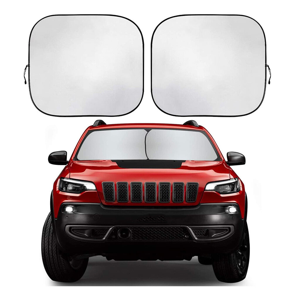 2-Pack Foldable Front Cover Protector for Honda Windshield Sunshade Heaters n