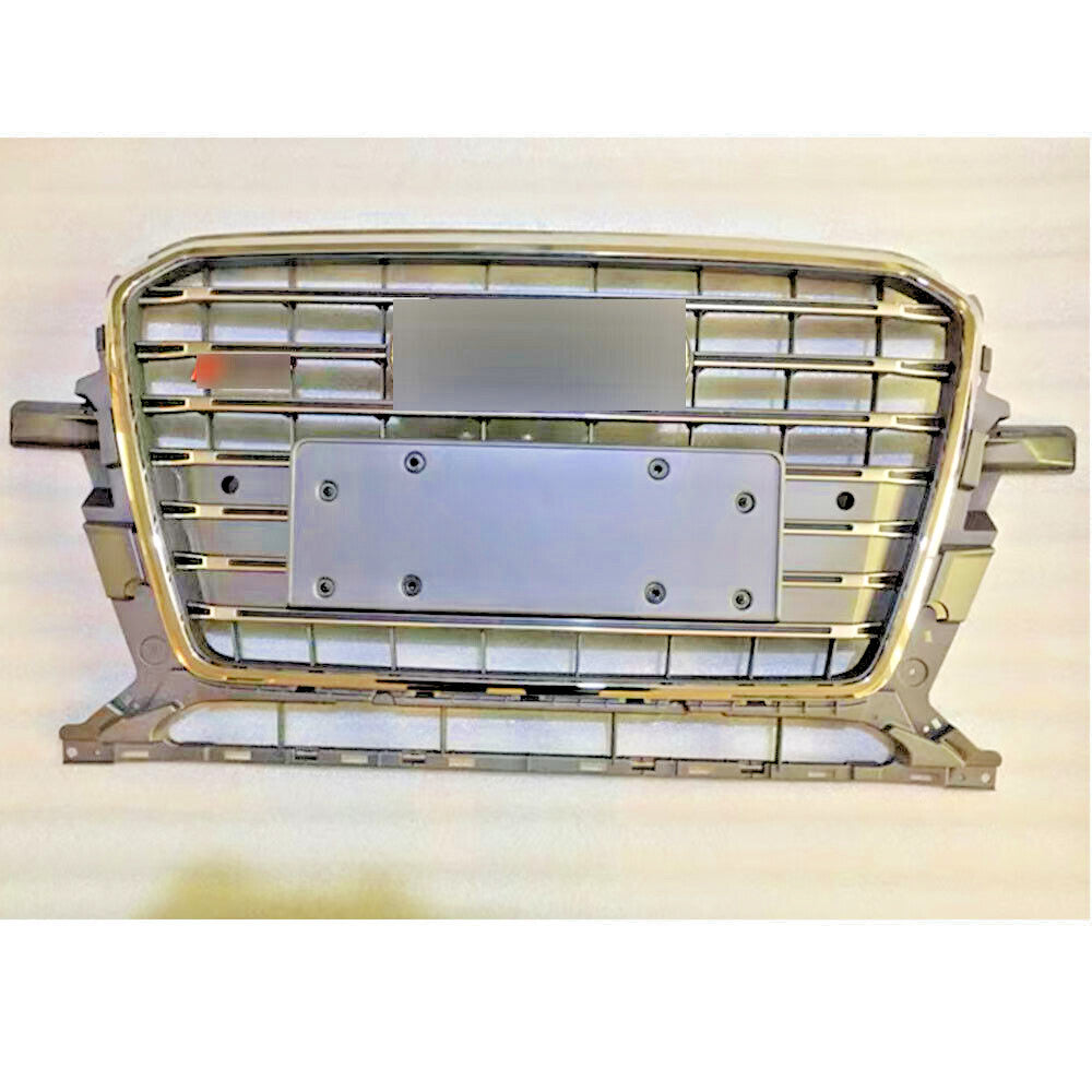 Front Grill Bumper Grille for Audi Q5 2013 2014 2015 2016 SQ5 Style Gray Grille