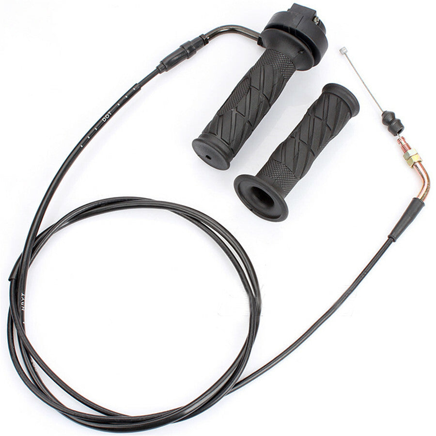 Throttle Turn Handle Refueling Throttle Cable for Seat Assembly For GY6 125-150CC US Q