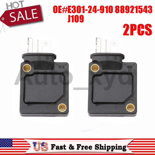 2PCS NEW E301-24-910 Distributor Ignition Module for Mazda RX7 1981-1985 82 83 Q