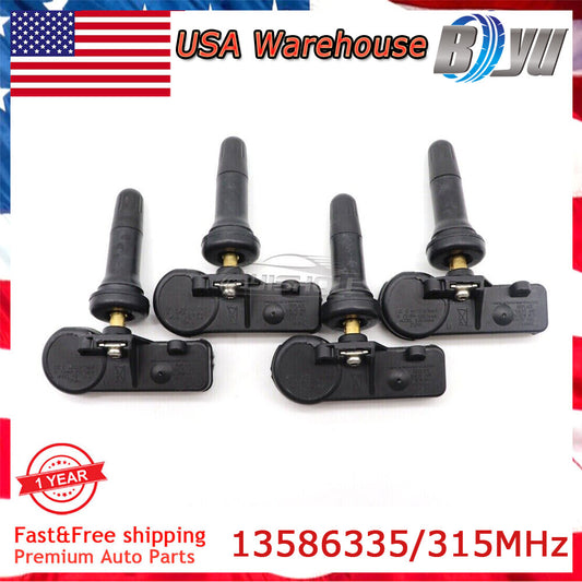 4PCS Tire Air Pressure Sensor Fits for Chevrolet for Buick for GMC New 13586335 25920615