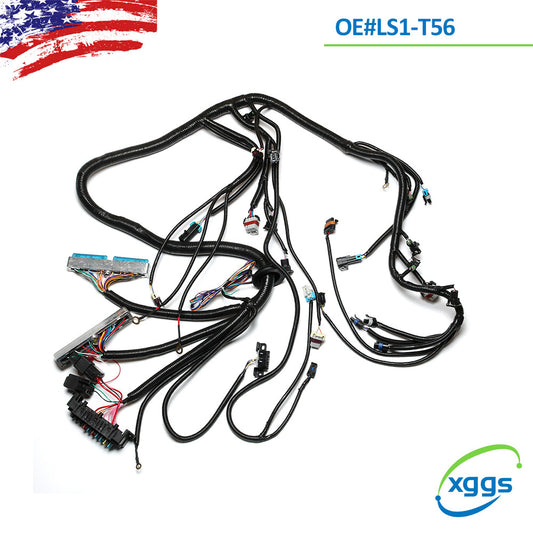 Brand new 1-pack LS1-T56 for DBC LS1 independent wiring harness 4.8 5.3 VORTEC cable drive