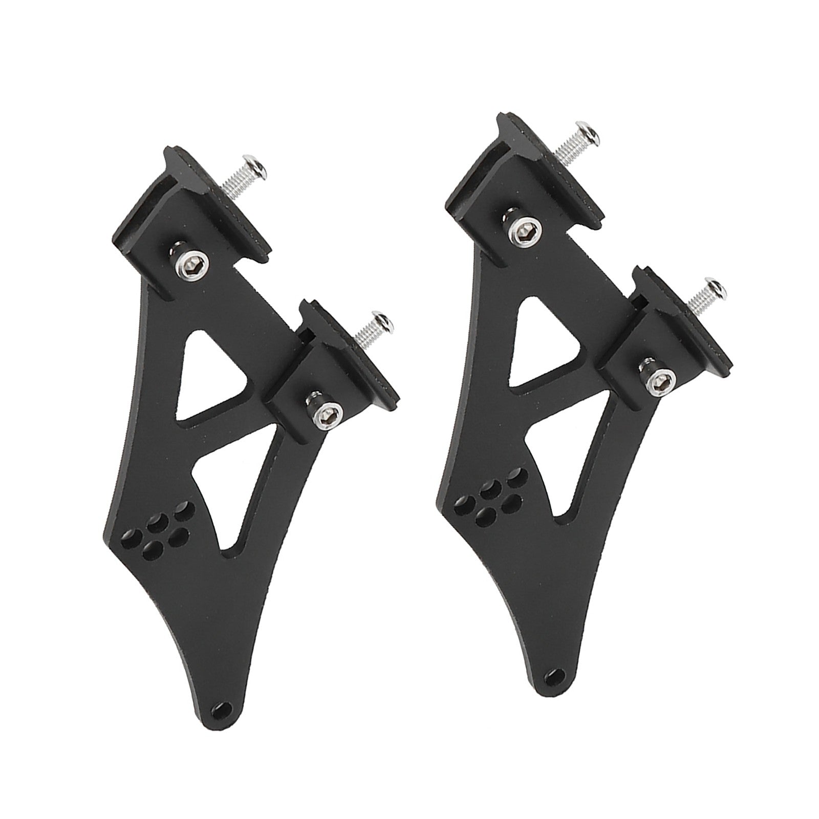 Qii Lu Car Rear Wing Trunk Racing Tail Spoiler Legs Mount Brackets Universal CNC Q