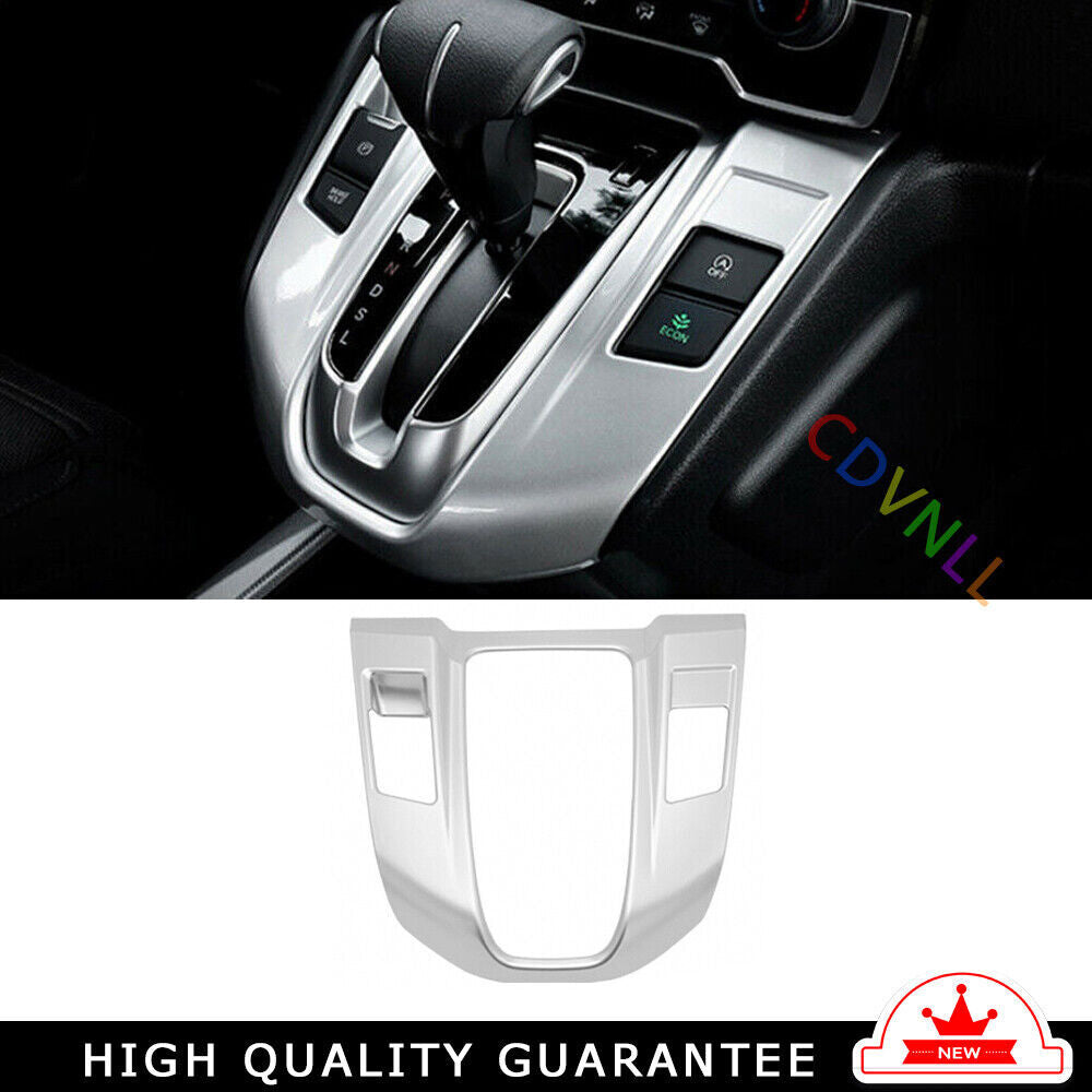 Middle Console Gear Shift Panel Trim for Honda CRV CR-V 2017-2022 Matte Silver