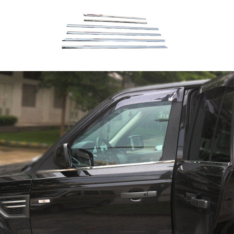08-12 L405 Chrome Steel Window Molding Trim Decoration Strips for Range Rover