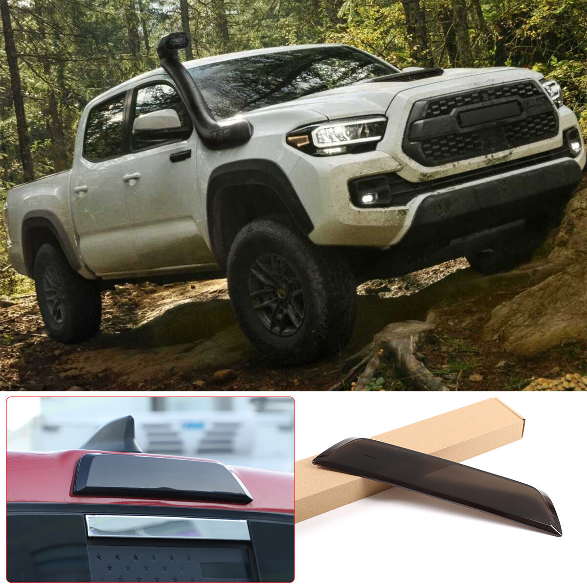 ABS glossy black tailgate handle cover decorative frame suitable for Tandra 2022-2023- v