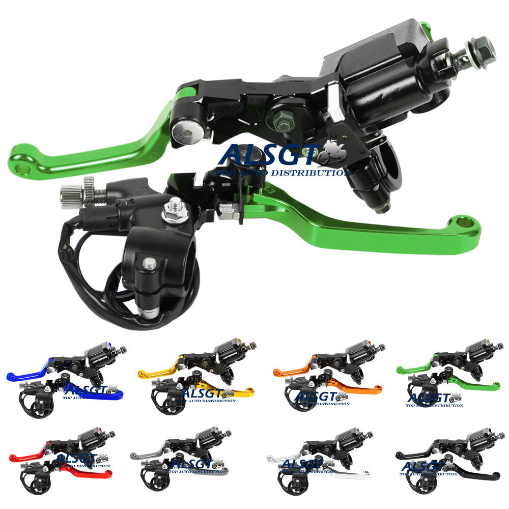 7/8 for Kawasaki KLX140/KLX140L/KLX140G Brake Master Cylinder Reservoir Levers