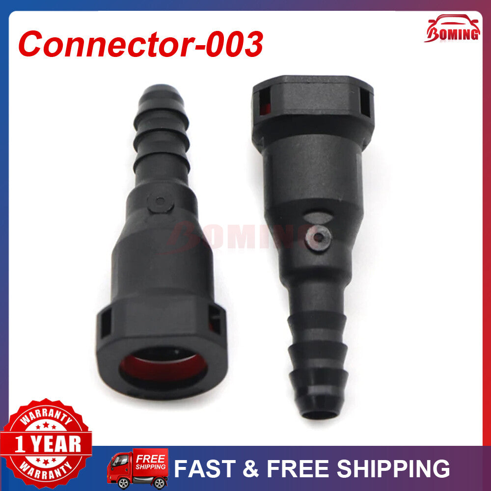 7.89mm 7.89 ID6 8x6 180¡ã 2PCS Fuel Line Hose Pipe Quick Release Female Connector Q