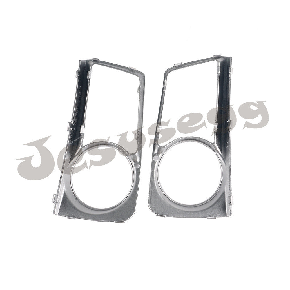 Pair Fog Light Trim Front Bumper Lamp Grill Cover L R Fits for BMW E71 X6 2012-14