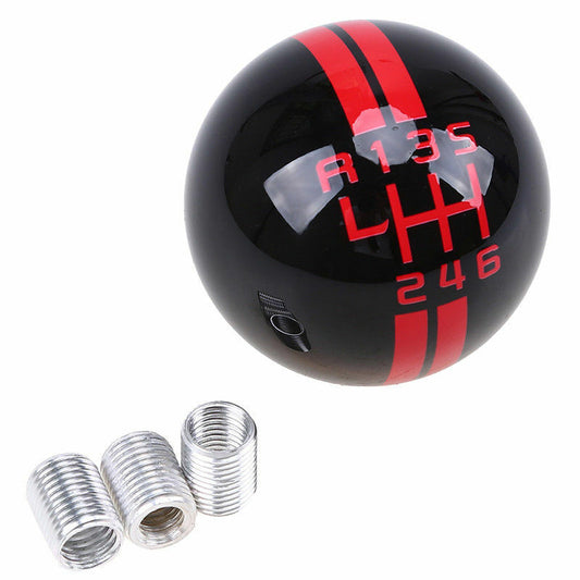  for ford  for Mustang GT500 6 Speed Manual Gear Shift Knob Shifter Black Round Ball Q
