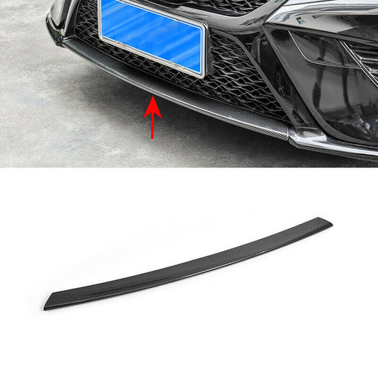 for Toyota for Camry SE XSE 18-20 carbon fiber Front Bumper Lip Moulding Cover Trim