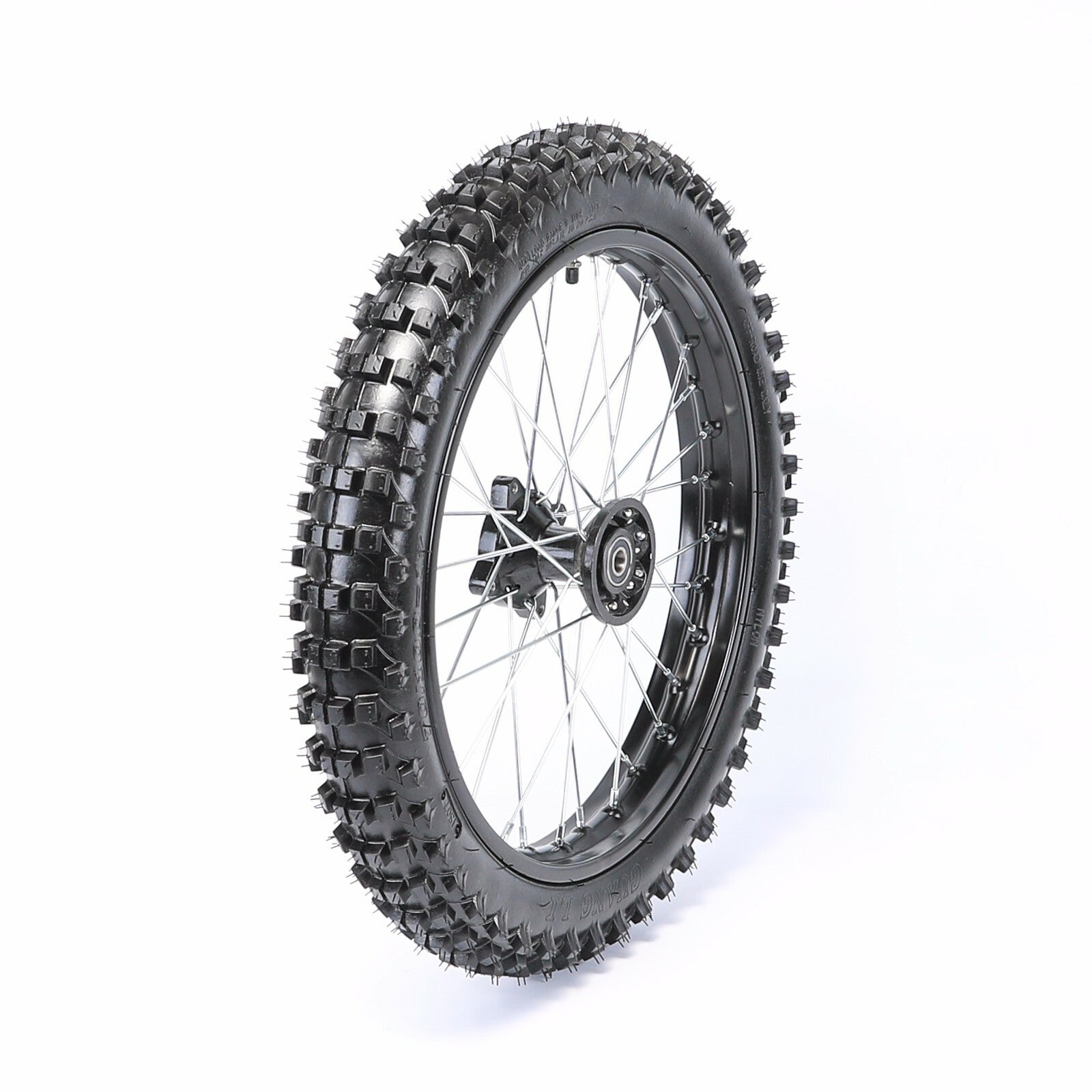 17-inch front wheel, 70/100-17 tire, rim assembly, dirt pit bicycle, Taodao SSR 125cc, 15mm