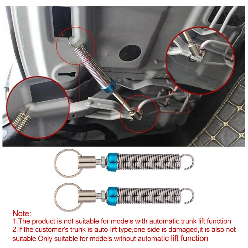 Universal 2x Car Trunk Tail Boot Lid Lifting Device Spring,Adjustable Spring