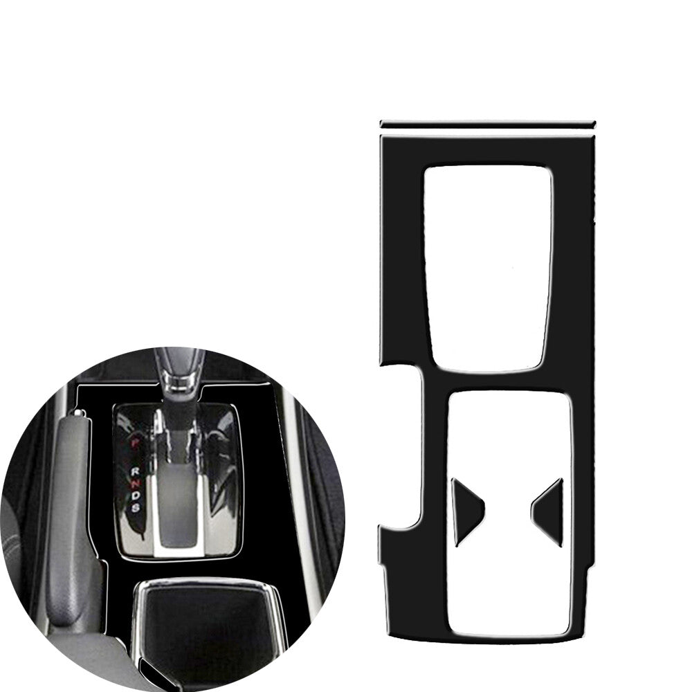 Suitable for Honda for Civic 10th 2016-2021 black titanium alloy steering wheel decorative cover decoration 1P- v
