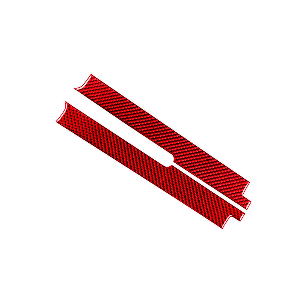 Red Carbon Fiber Interior Door Panel Trim for Toyota 86 for Subaru BRZ 2016-2020