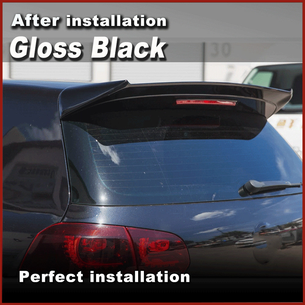 Fit for VW for GOLF 6 MK6 VI GTI R20 2010-15 Gloss Black Rear Roof Spoiler Top Wing