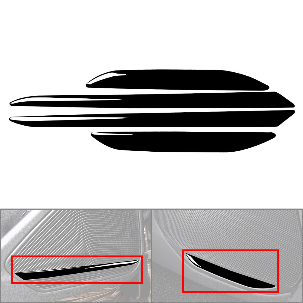 Interior Door Audio Speaker Horn Cover Trim Strip for Audi A4 B9 for Audi A5 S4 RS4