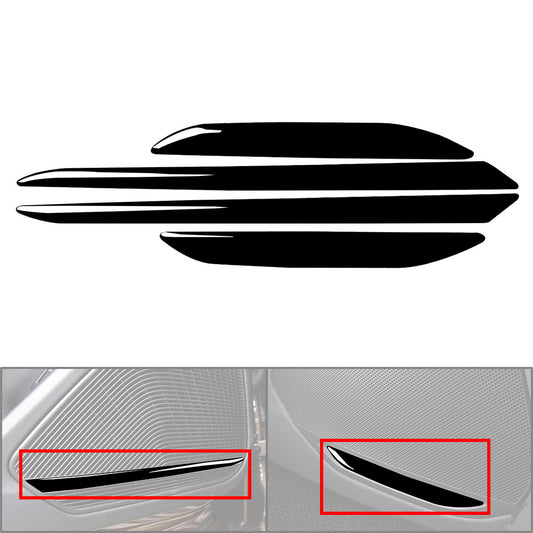 Interior Door Audio Speaker Horn Cover Trim Strip for Audi A4 B9 for Audi A5 S4 RS4
