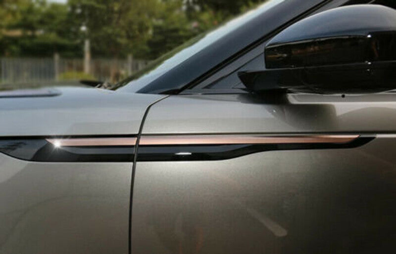4p for Range Rover Velar 2017-2022 Rose Golden Front Side Vent Fender Cover Trim