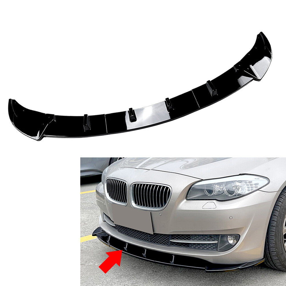 Front Bumper Spoiler Lip Fit for BMW 5 Series F10 Standard Version 2011-2014