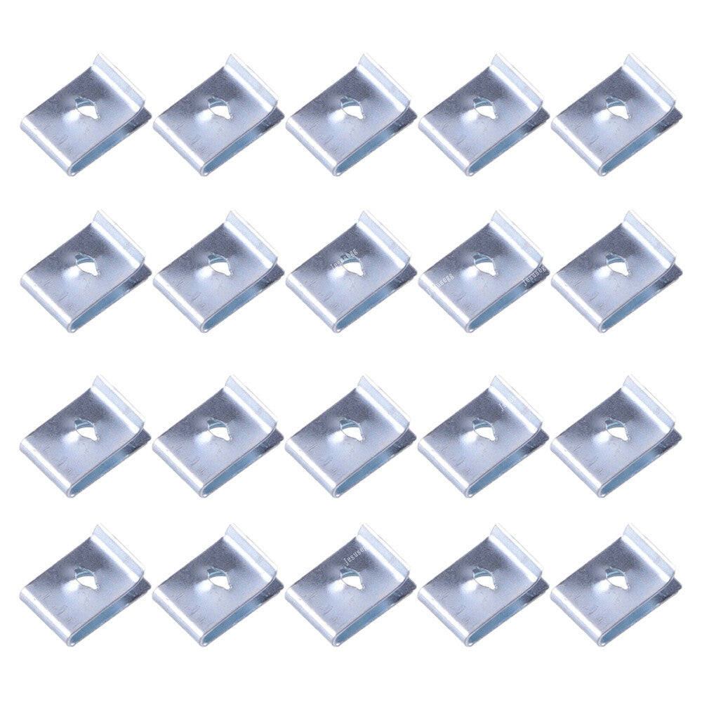 20Pcs Speed Fasteners U Nuts Screw Spire Clip Interior Panels For Motor Vehicles