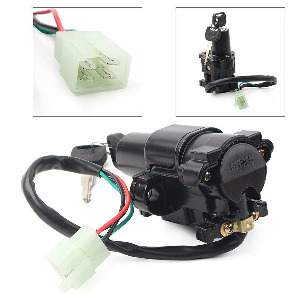 Fit for Honda CBR 600 RR 2005-2006 Ignition Switch Lock+Key Set Aluminum  Plastic
