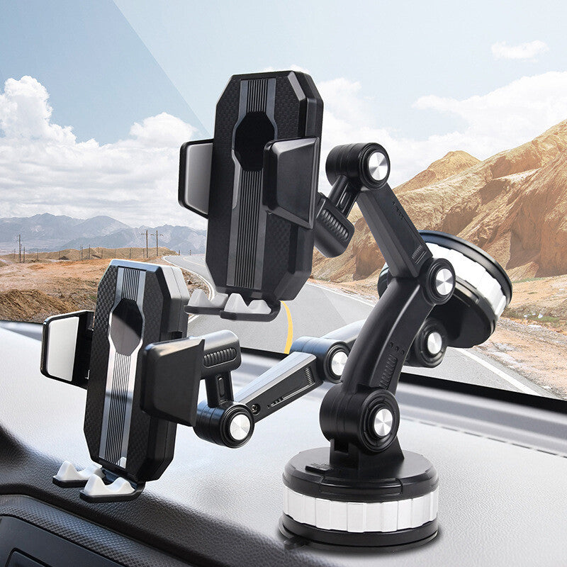 Suction cup car phone holder for dashboard/windshield/car/truck window mounting - n
