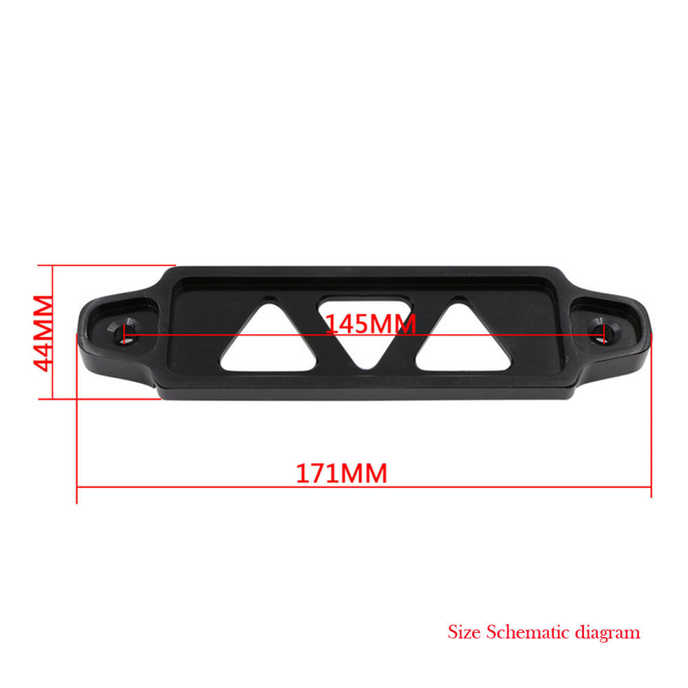 171MM/145MM BLUE ALUMINUM CAR BATTERY TIE DOWN MOUNT BRACKET HOLDER BRACE BAR Q