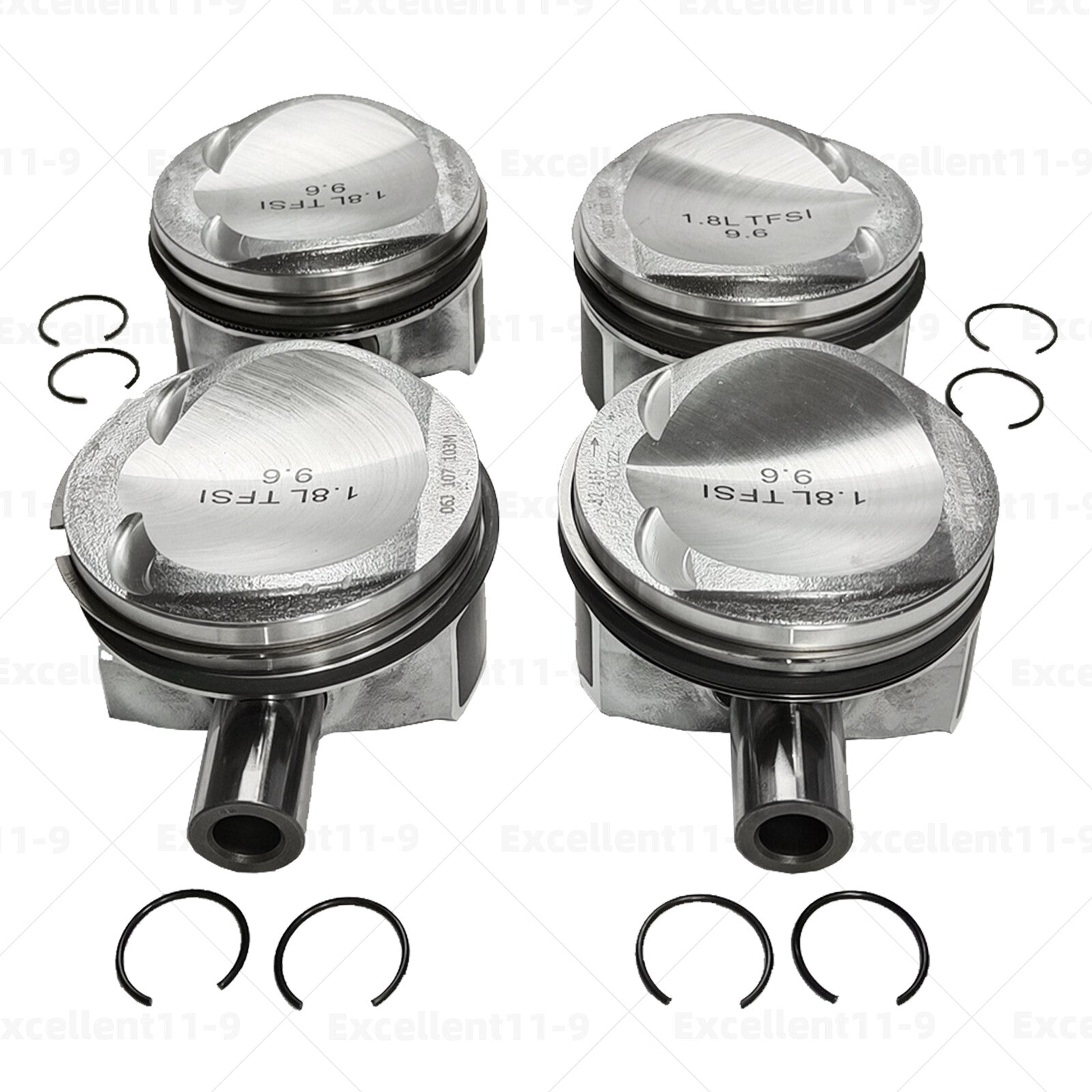 1.8T pistons and Φ21 mm rings suitable for Golf , for Passat CC, GTI, for Audi A4, A5, TT #06H107065BS- n