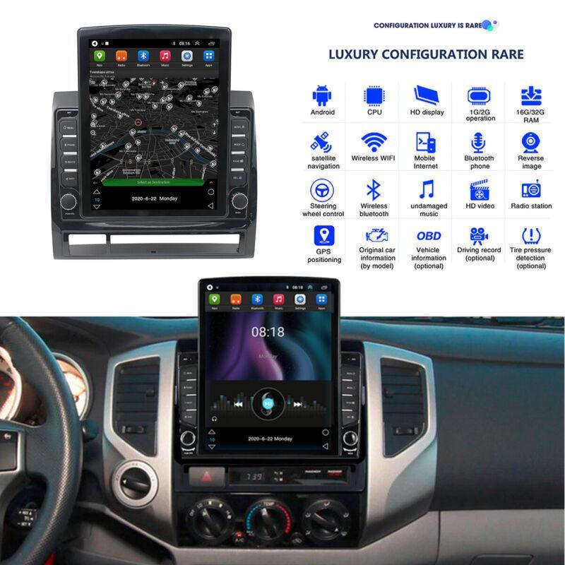 2 + 32GB Stereo Radio, 9.7-inch Android 10.1, GPS Navigation Head Unit, WIFI for Tacoma n