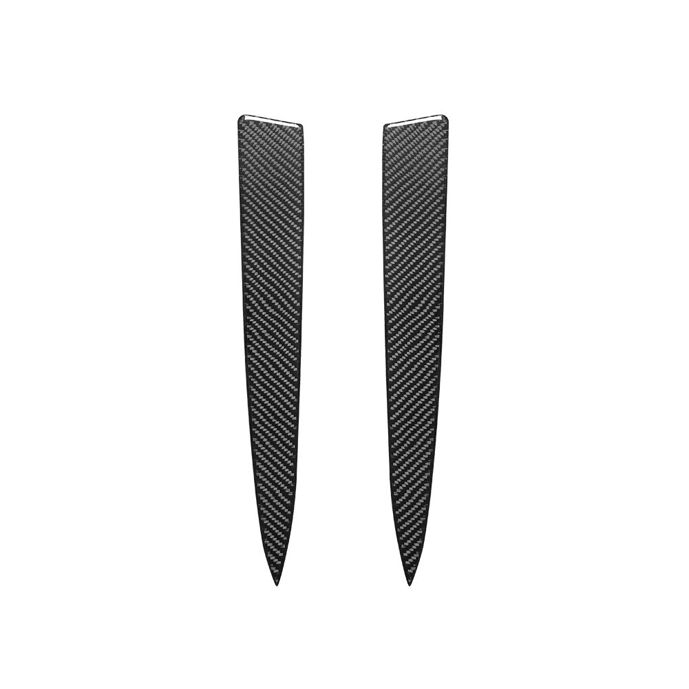 2Pcs Carbon Fiber Door Armrest Cover Trim  for ford  for Mustang Convertible 2001-2004