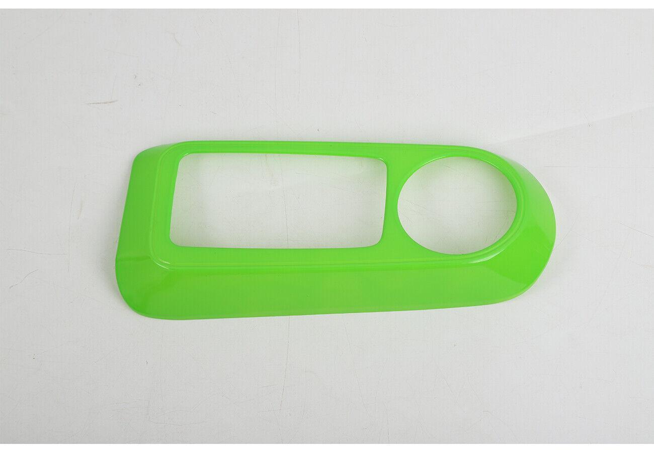 2021-2023 for Ford Bronco Gearbox Gear Shift Panel Cover Trim Decor Green ABS