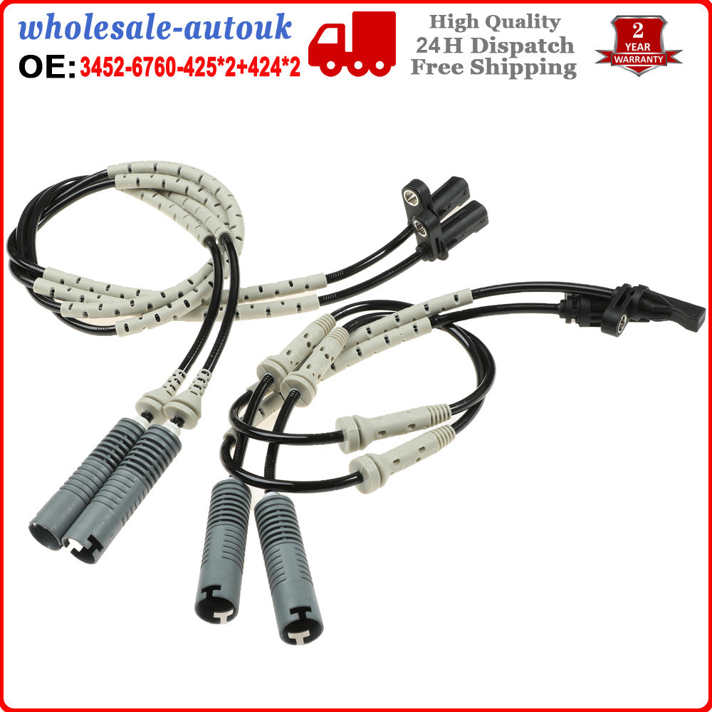 4PCS Front Rear ABS Wheel Speed Sensor for BMW e90 128i/325i/335i 323i 325d 325i Q