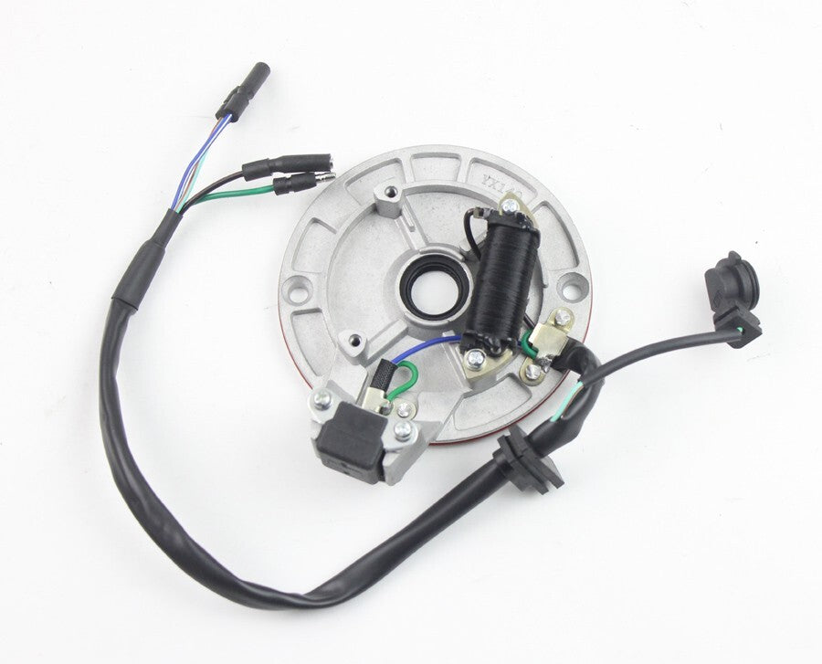 Ignition Stator Magneto Plate for YX125CC Pit Dirt Bike Kick Start Engine