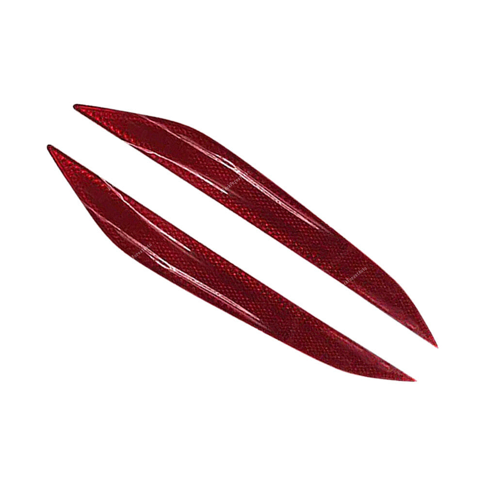 2pcs Fits 17-22 for Alfa Romeo Stelvio Rear Bumper Reflector Rear Brake Lamp LH+RH