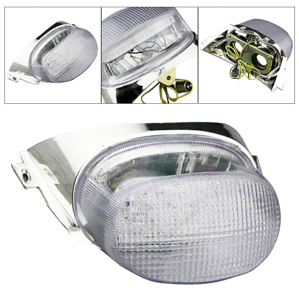 LED Brake Tail Light Turn Signal Clear Fit for Suzuki GSXR600 97-00 GSXR750 1996-99