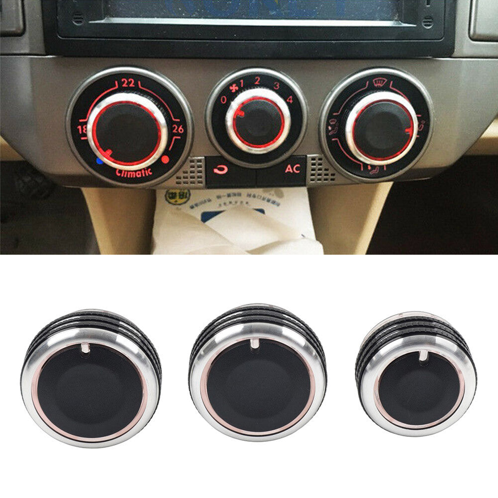 Air Conditioning Heat Control Knob A/C Switch Decor for VW POLO 2004 -2012 2013