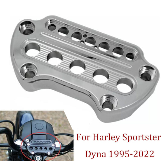 Chrome alloy motorcycle CNC indicator handlebar clip for Harley Sportster XL883- n