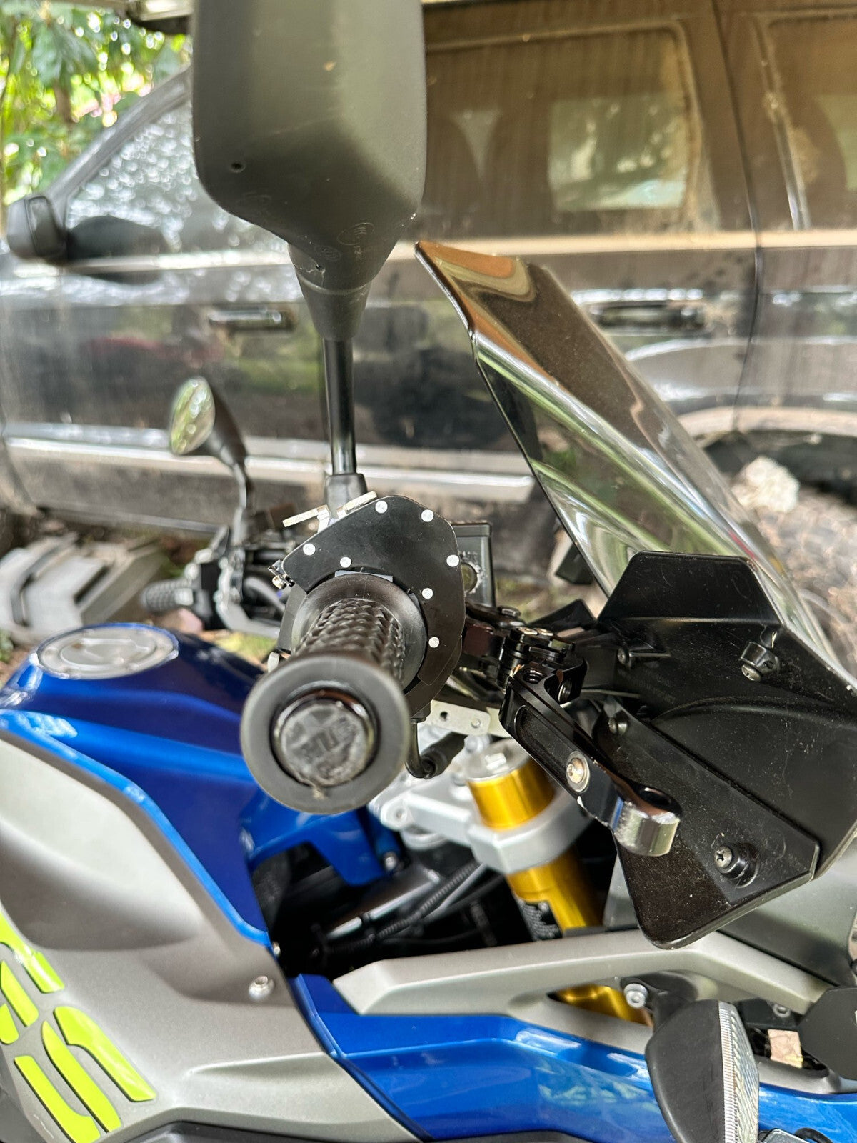 Throttle Assist Top Kit Engine Throttle Control Cruise Lock Stainless Motorcycle Q