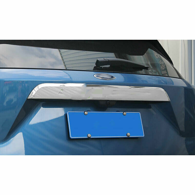 Glossy Black Rear Fog Light Frame Trim for Land Cruiser LC200 2016-2021 v