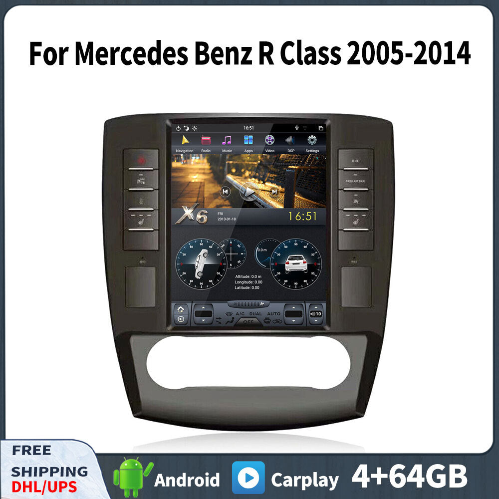 Car AutoRadio for Mercedes for Benz R Class W251 R280 R300 R320 R350 R450 R63 Screen