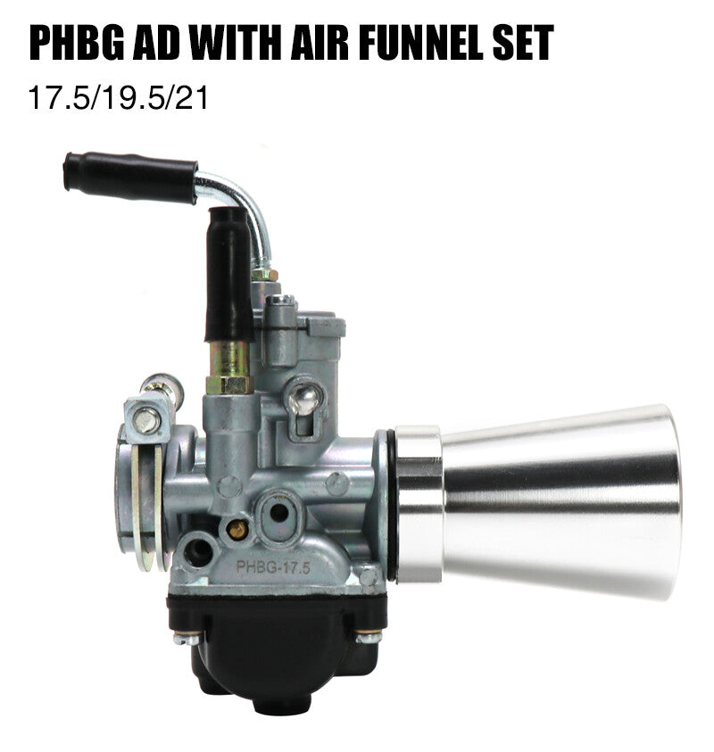 Motocycle PHBG 19.5 mm AD Carburetor 4-Stroke Carbide with Air Filter Speed Stack Q