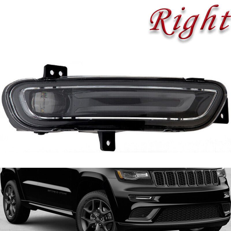 Right Front Bumper LED Fog Lights Driving Lamp for Jeep Grand Cherokee 2017-2021