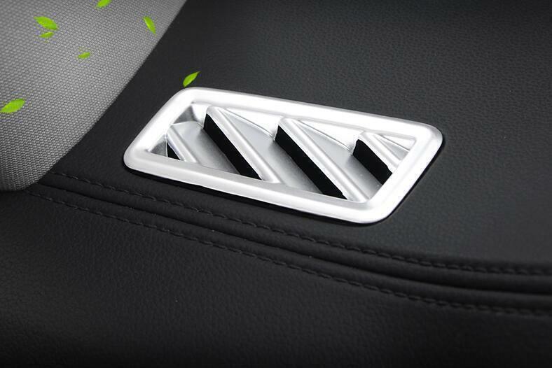 for Volkswagen Atlas 2018-23 ABS Silver Dashboard Upper Air Outlet Vent Trim 2X