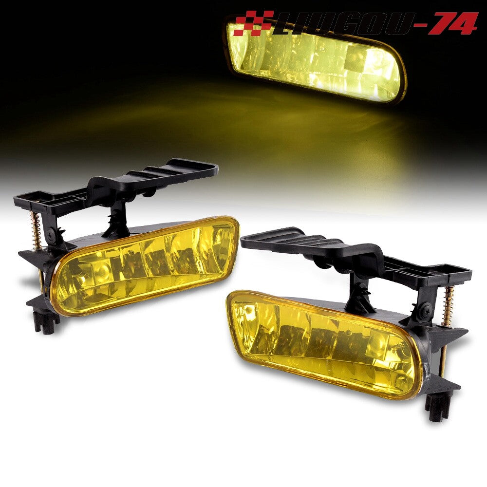 Clear Lens Fog Lamps Lights fit for 00-06 Silverado/ 00-06 Tahoe Suburban- v