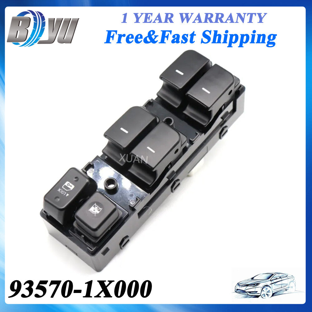 New Front Left Power Master Window Switch for Kia Forte Cerato 93570-1X000