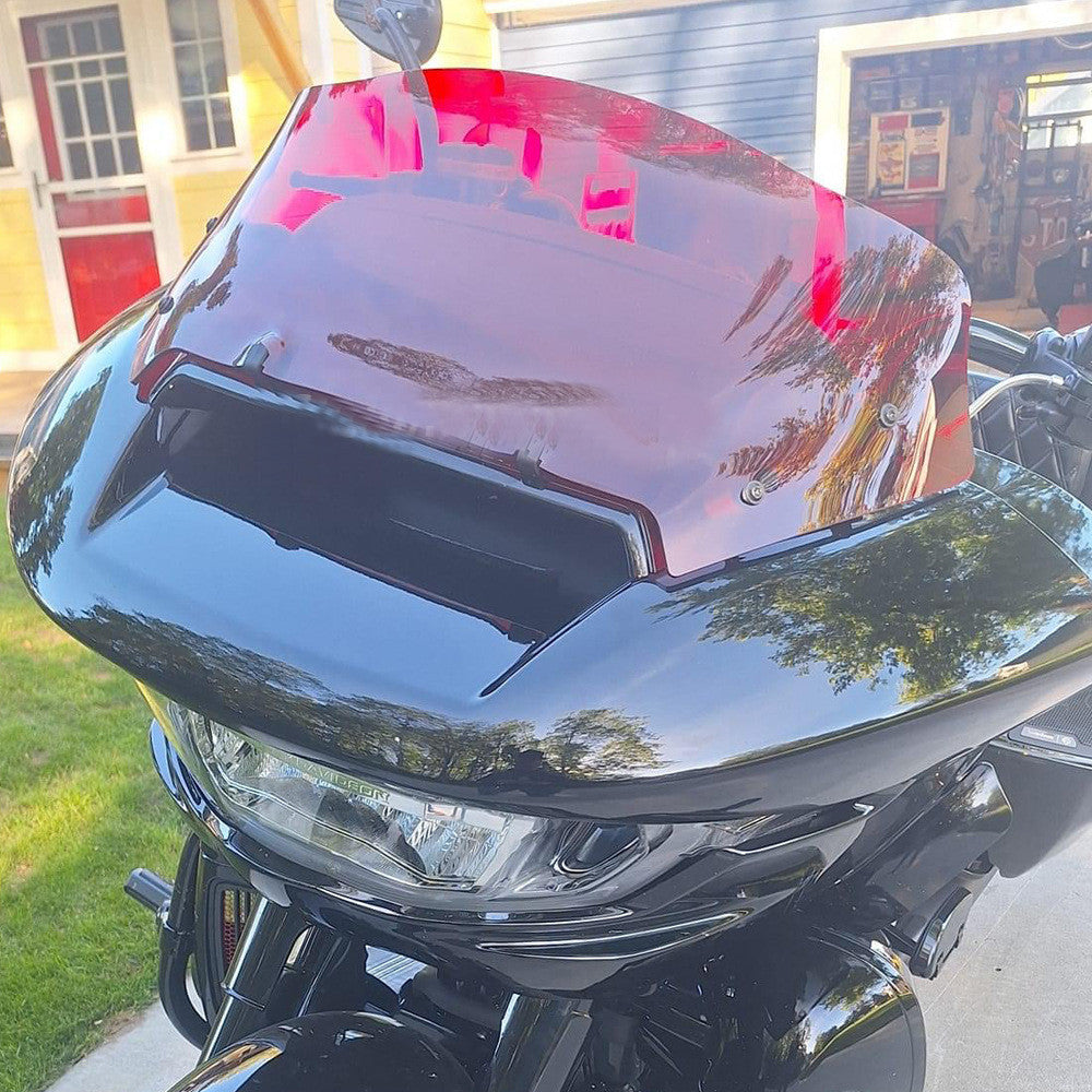 Red 9-inch windshield for Harley Road Glide CVO/SE FLTRXSE 2023 2024- n